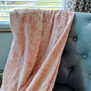 Silk Velvet and Satin Throw